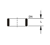 Glass Pipeline fitting Components-PTFE spacers